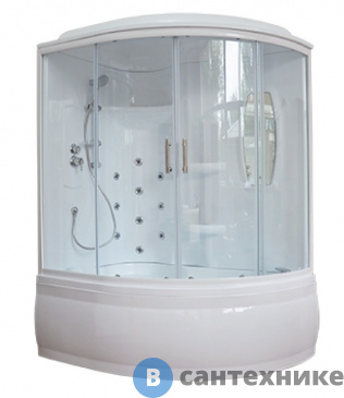картинка Душевая кабина Royal Bath RB 140ALP-T L 1400x950x2250 (прозрачное)