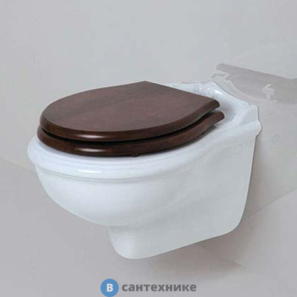 Унитаз подвесной AZZURRA JUBILAEUM 55*40 см, с креплением KIT2000CF, белый (JUVKSP000000BI/(JUB100/SOSK bi)