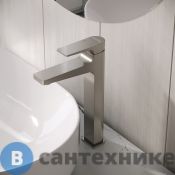 Смеситель Grossman Classic 520.K35.04.120 для раковины высокий, брашированный никель (520.K35.04.120)