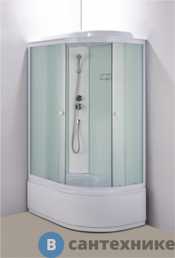 картинка Душевые кабины Loranto CS-886EDTM/W-120 1200x800x2150 поддон 40 см левая