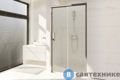 картинка Душевая дверь Royal Bath ACCORD RB HS-T-CH 110x200 (прозрачное) (RB110HS-T-CH)