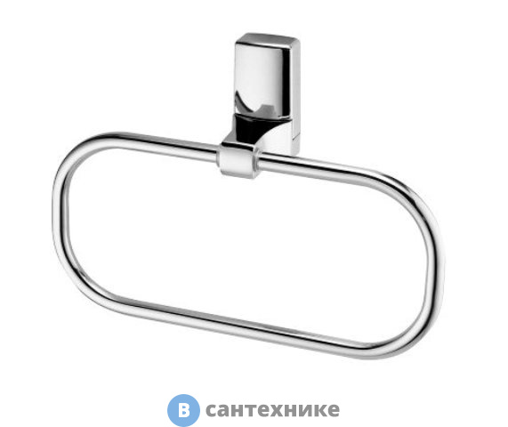 Держатель полотенец WasserKRAFT Leine K-5060 кольцо металл, хромоникелевое покрытие