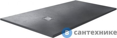 картинка Душевой поддон RGW ST-0118G 80*110*2,5 графит/прямоуг (16152811-02), без сифона