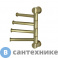 картинка Держатель WasserKRAFT K-1054BRUSHED GOLD полотенец четверной