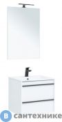 Комплект мебели Aquanet Lino 60 белый матовый (271951)