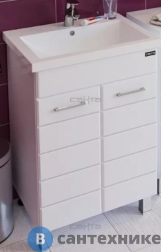 картинка Тумба под раковину СанТа Омега-60 напол. ум. Фостер 60 (207044)
