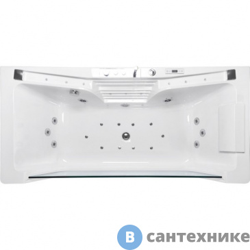 картинка Акриловая ванна Frank F161 пристенная new, гидромассажная