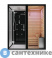 картинка Душевая кабина Cerutti ALBANO Nero K9752R Black с сауной (1800x1100x2230) (CT8348)