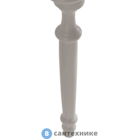 Нога GLOBO Paestum керамическая для раковин PA022/PA056, 12-14*н81см, с комплектом креплений, белый (*для инсталляции необходимо 2 шт.) (PA075.BI)