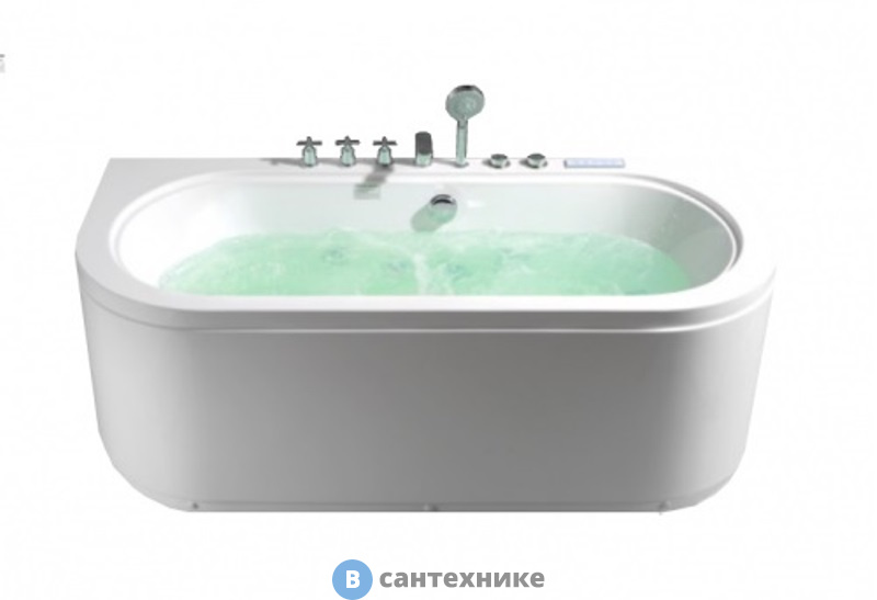 Ванна акриловая Frank F160 гидромассажная