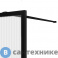 картинка Душевая перегородка Vincea Walk-In VSW-1HP800FLB, 800*2000, черный матовый, стекло рифленое