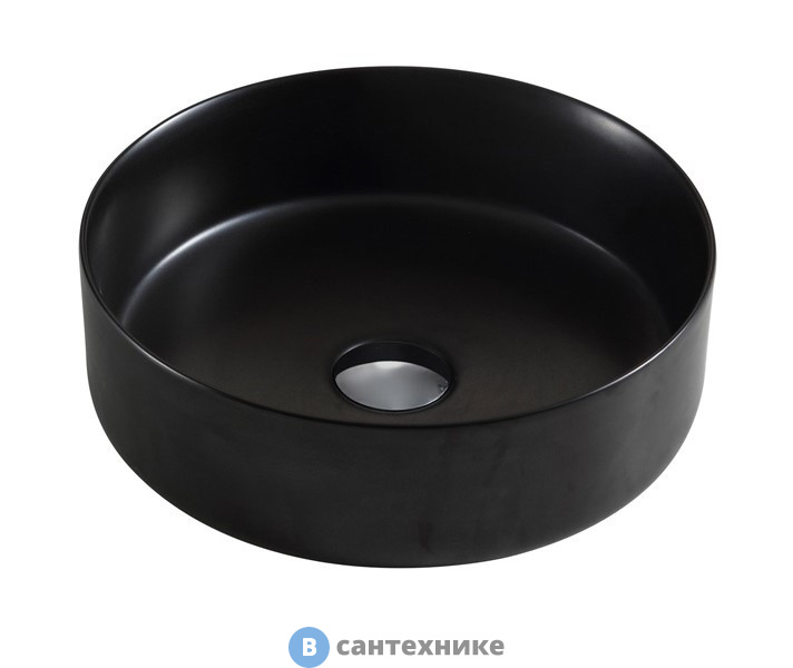 Раковина AZARIO AZ-3134-MB накладная (чёрный) 355*355*120 мм матовая