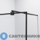 картинка Душевая перегородка Niagara Eco NG-552-70 BLACK (70х190) черный, стекло клетка