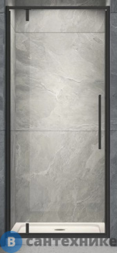 картинка Душевая дверь Veconi VN-33B VN33B-70-01-C7 стекло прозрачное, 6 мм