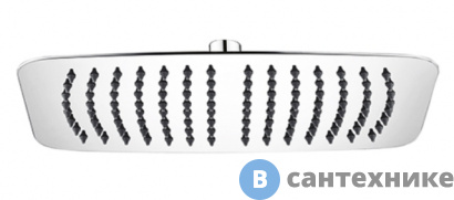 картинка Верхняя душевая насадка WasserKRAFT A069 нержавеющая сталь, хромоникелевое покрытие
