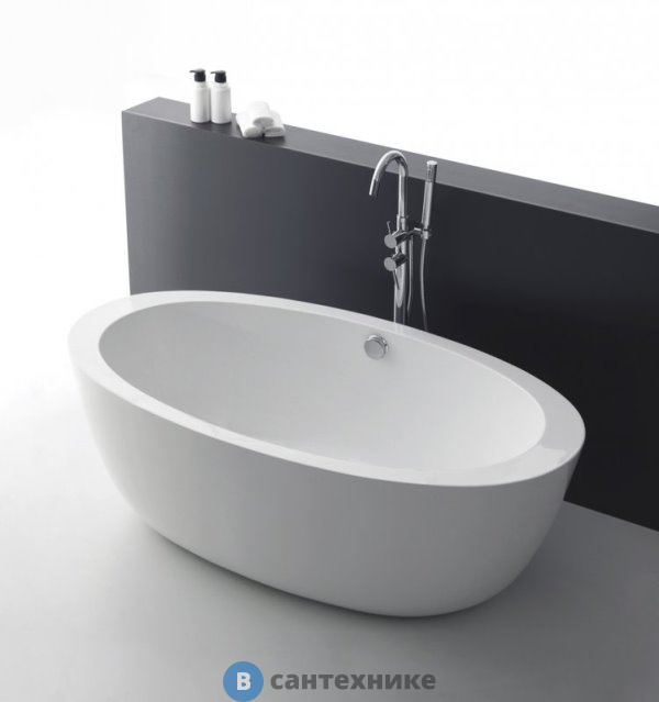 Акриловая ванна BelBagno BB67-1700, 1700x900x600