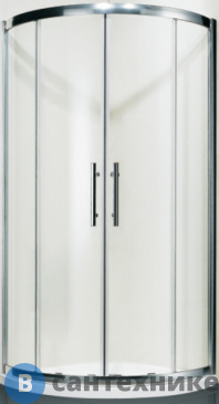 картинка Душевой уголок RGW PA-55 80*90*195 полукруг/хром/прозрачное/6 мм (06085588-11) без поддона