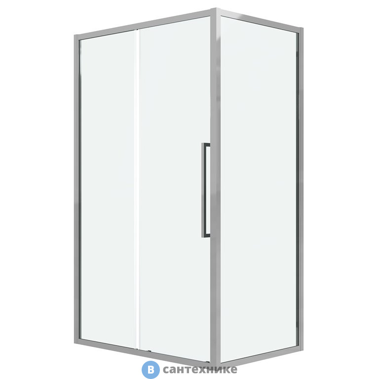 Душевое ограждение Grossman Cosmo 120.K33.02.1090.10.00 (100*90*195) хром, стекло прозрачное, без поддона