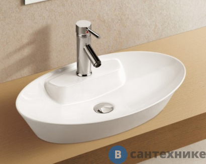 картинка Раковина WELTWASSER ELBACH 3203 подвесная (610х365х115)