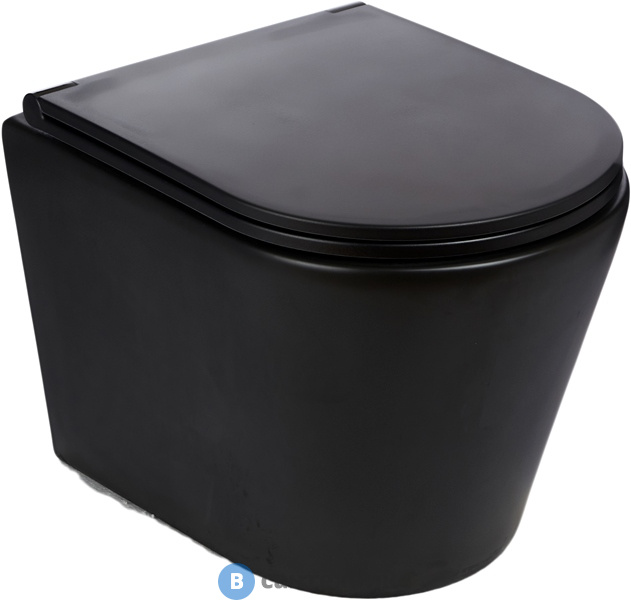 Унитаз с инсталляцией WELTWASSER и кнопкой смыва (BAMBERG 525 + SALZBACH 043 MT-BL + BAMBERG CR)