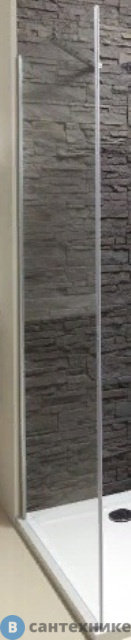 Фиксированная боковая панель Jacob Delafon CONTRA E22FT70-GA прозрачное стекло, профиль хром /70х120/