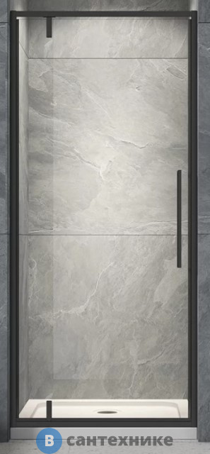 Душевая дверь Veconi VN-33B VN33B-70-01-C7 стекло прозрачное, 6 мм