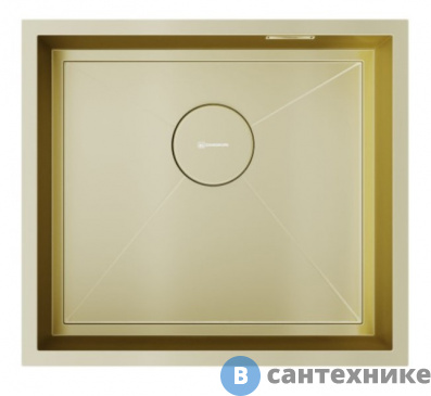 картинка Кухонная мойка OMOIKIRI Kasen 49-16-LG нерж.сталь/светлое золото (4997054)