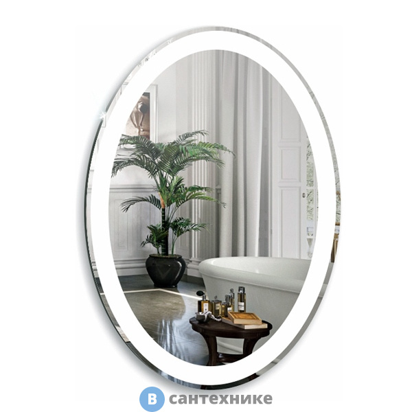 Зеркало AZARIO Италия 570х770 LED подсветка, сенсор выкл (ФР-00000846)