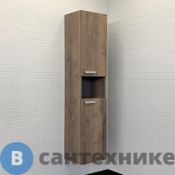 Шкаф-колонна Comforty Никосия-35 дуб тёмный