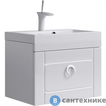 картинка Тумба под раковину Aqwella INFINITY 60 Inf.01.06/001 (подвесная, белый)