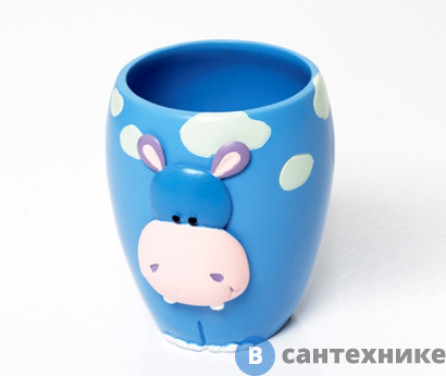 картинка Стакан для зубных щеток WasserKRAFT Lippe K-8128 полирезин