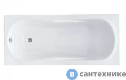 картинка Ванна акриловая Santek Каледония 160х75 (1WH302388), без каркаса и сифона