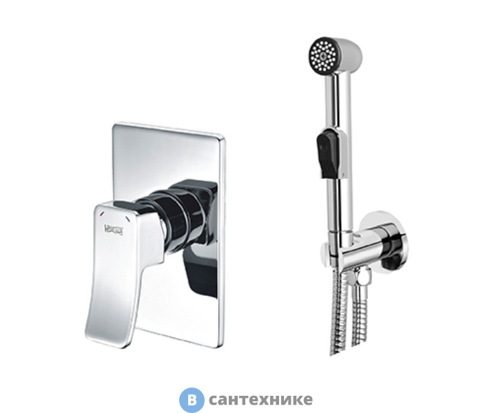 Встраиваемый комплект WasserKRAFT A010657 для биде со шлангом 120 см