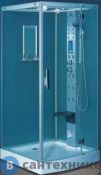 Душевая кабина Golf ZF 1010 III /A/ [T] [C2] с г/м, с паром. Прозрачные стекла (1000*1000*2180)
