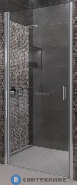Душевая дверь Veconi VN-43 VN43-90-01-C5 стекло прозрачное/6 мм
