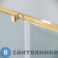 картинка Душевое ограждение Grossman Cosmo 120.K33.02.1190.32.00 (110*90*195) золото сатин, стекло прозрачное, без поддона