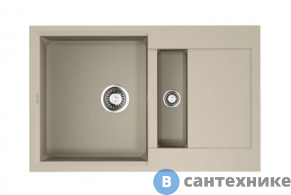 картинка Кухонная мойка OMOIKIRI Sakaime 78-2-SA бежевый (4993116)