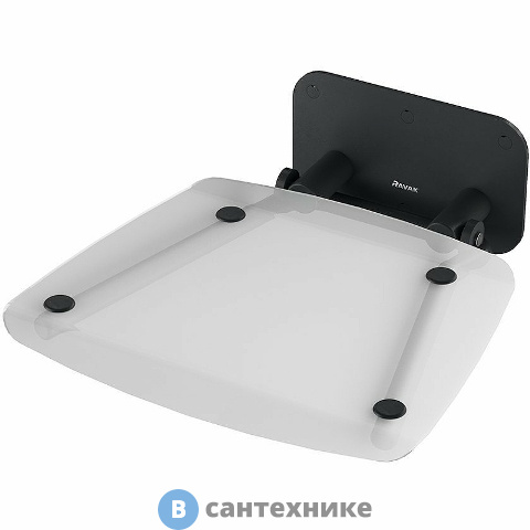 Универсальное сиденье для душа Ravak OVO-B II CLEAR/BLACK (B8F0000059)