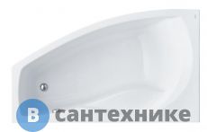 Ванна акриловая Santek Майорка XL 160х95 левосторонняя (1WH111991), без каркаса и сифона