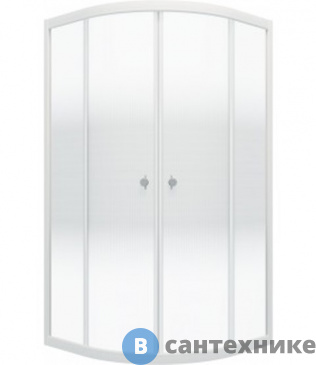 картинка Душевая шторка Тритон ЛАЙТ 100*100*187,5 (DK216_1)