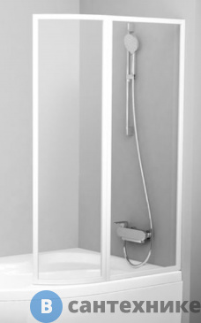 картинка Шторка на ванну Ravak Supernova VSK2 ROSA 140 R Раин (76P7010041)