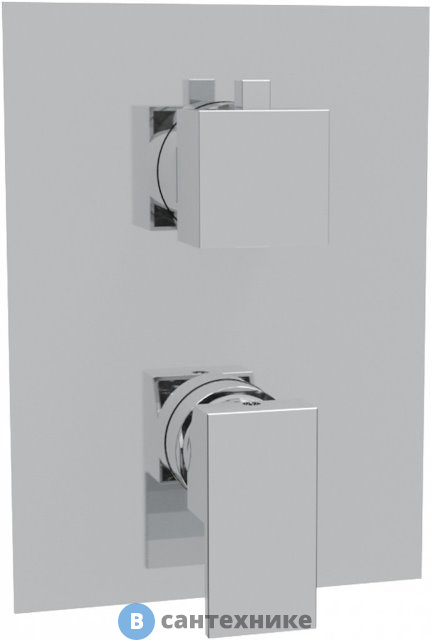 Смеситель Cezares CZR-VDIM5-01-Cr встраиваемый, однорычажный, для душа с 5-и позиционным переключателем, хром