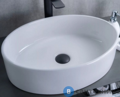 картинка Раковина GID-ceramic N9012 накладная (500х360)