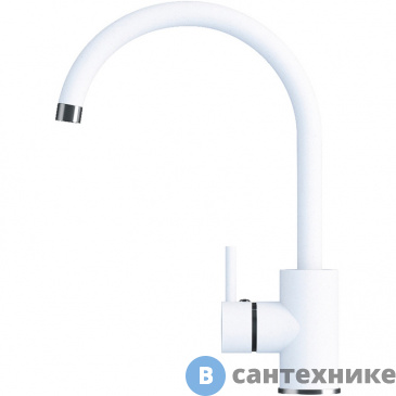 картинка Смеситель кухонный TOLERO Элара №923 Белый (464100)