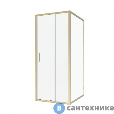 картинка Душевое ограждение Niagara NG-42-9AG-A80G (90*80*190) прямоугольник, дверь раздвижная