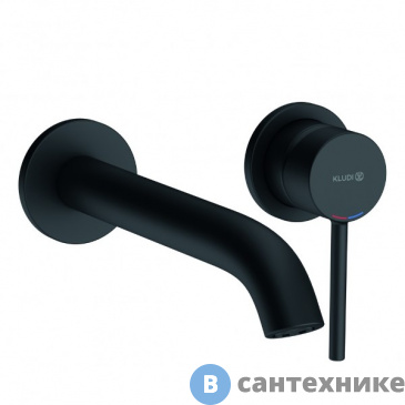 картинка Смеситель Kludi BOZZ 382453976 для раковины, чёрный матовый, без внутренней части