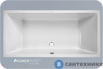 картинка Ванна акриловая VagnerPlast CAVALLO 180*80*45 BIANCO (S4L) (VPBA180CAV2X-04)