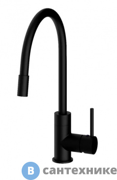 картинка Смеситель IDDIS Kitchen 360 K36BLJ0i05 для кухни, чёрный матовый