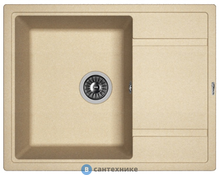 Кухонная мойка FLORENTINA Липси 650, бежевый FG (20.125.C0650.104)