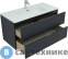 картинка Тумба под раковину Aquanet Алвита new 100 антрацит (277519)